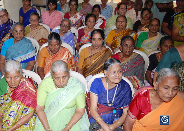 Esther ministry is the social wing of Grace Ministry in Mangalore introduced by Sis Hanna Richard to Provide encouragement, comfort, and support for old aged women and widows in India.